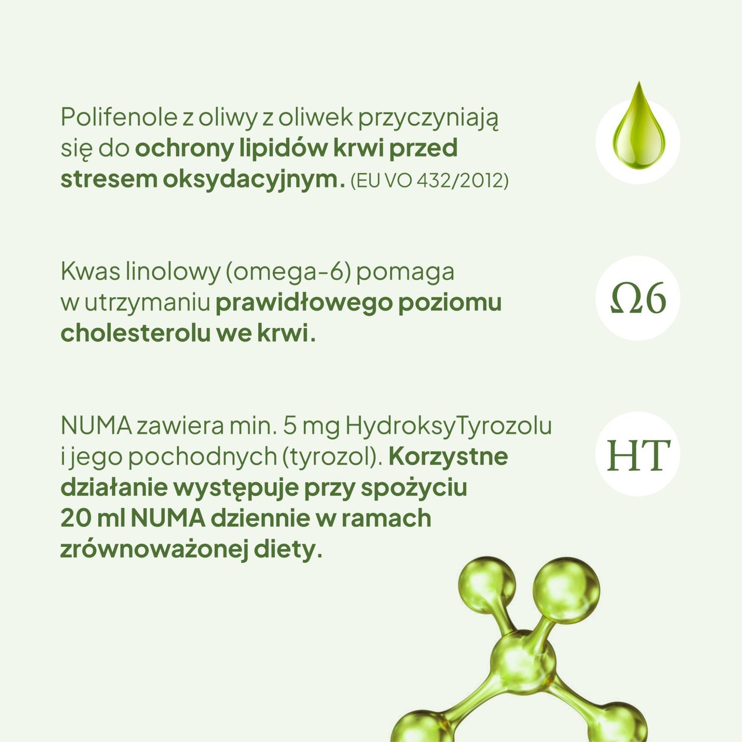 Wysokopolifenolowa Oliwa Extra Virgin (500ml)