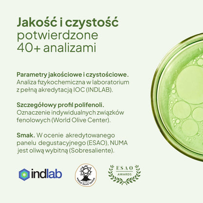 Wysokopolifenolowa Oliwa Extra Virgin (500ml)