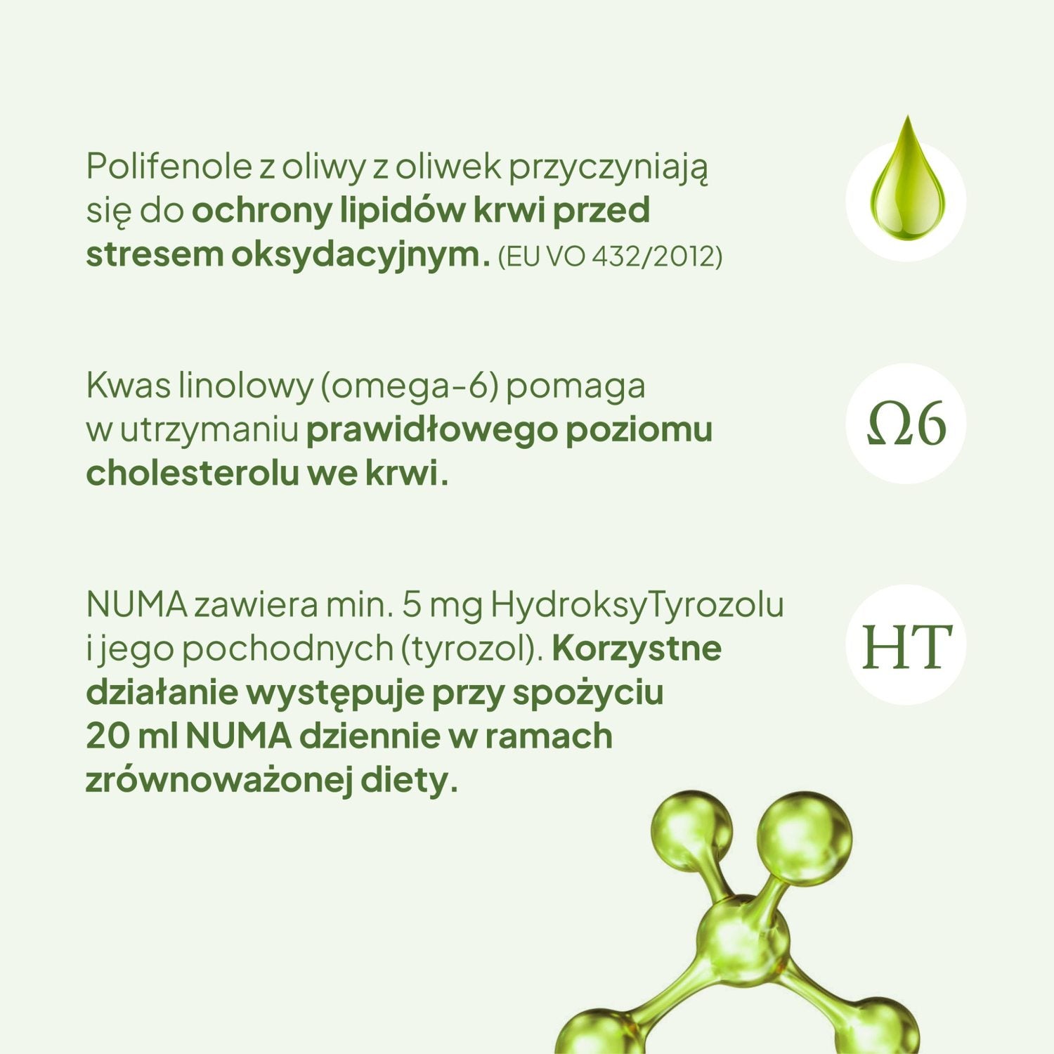 Wysokopolifenolowa Oliwa Extra Virgin (500ml)